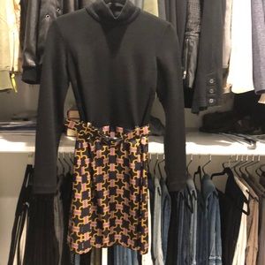 Milly belted sheath dress